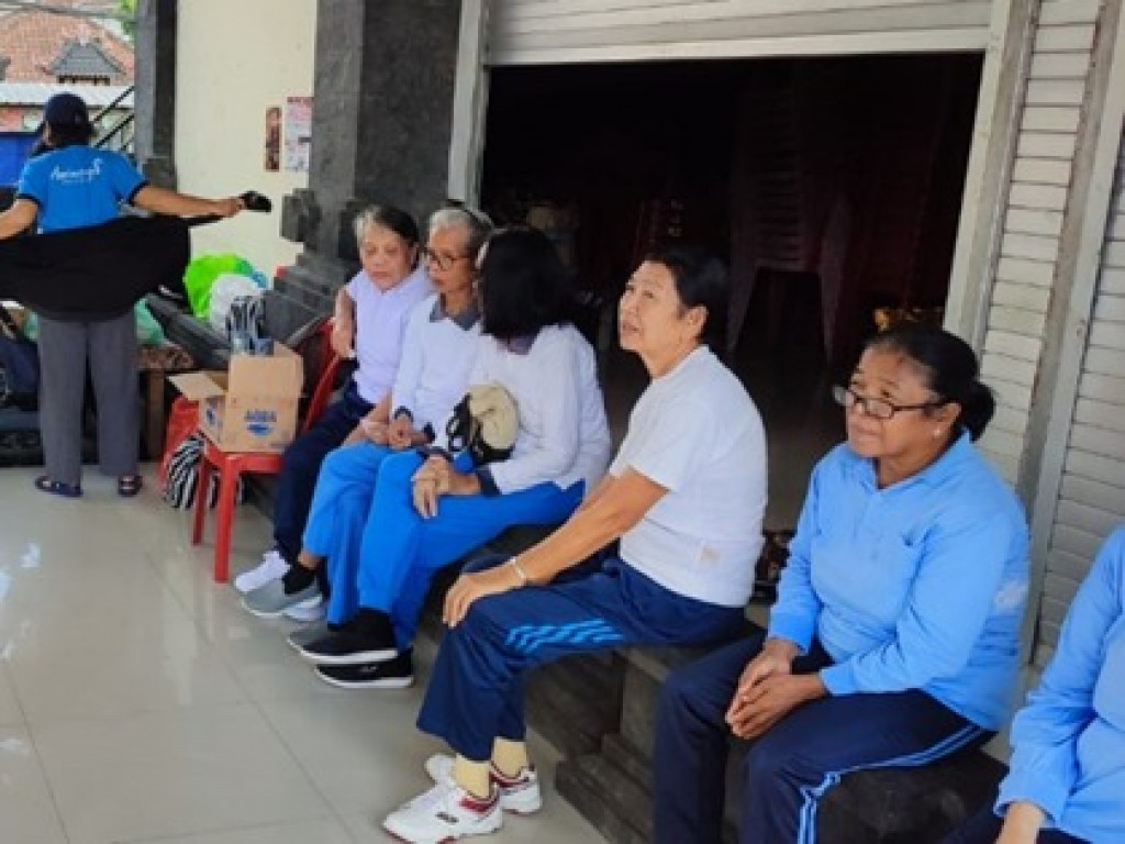 Giat Rutin Posyandu Terpadu Lansia di Br. Kwanji, Desa Dalung